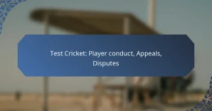 Test Cricket: Player conduct, Appeals, Disputes