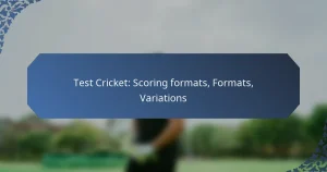 Test Cricket: Scoring formats, Formats, Variations
