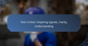 Test Cricket: Umpiring signals, Clarity, Understanding
